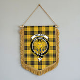 McLeod of Lewis Ancient Tartan Crest Wall Hanging Banner - Wood Pole